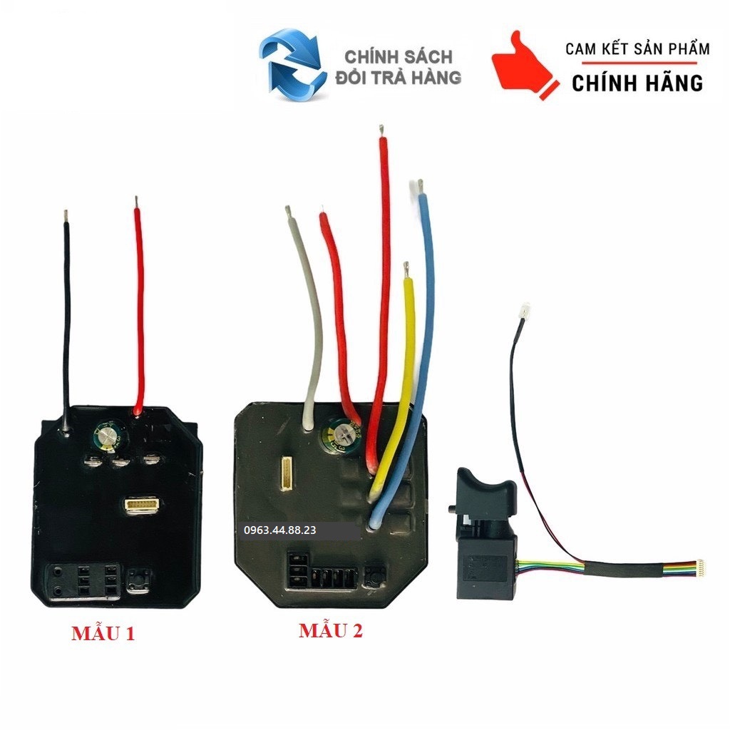 Mạch Điều Khiển Cho Máy Khoan Pin Không Chổi Than