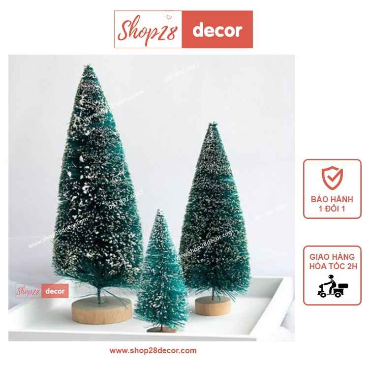 Cây thông Noel Mini trang trí chụp ảnh sản phẩm, chụp ảnh giáng sinh - Shop28Decor.com