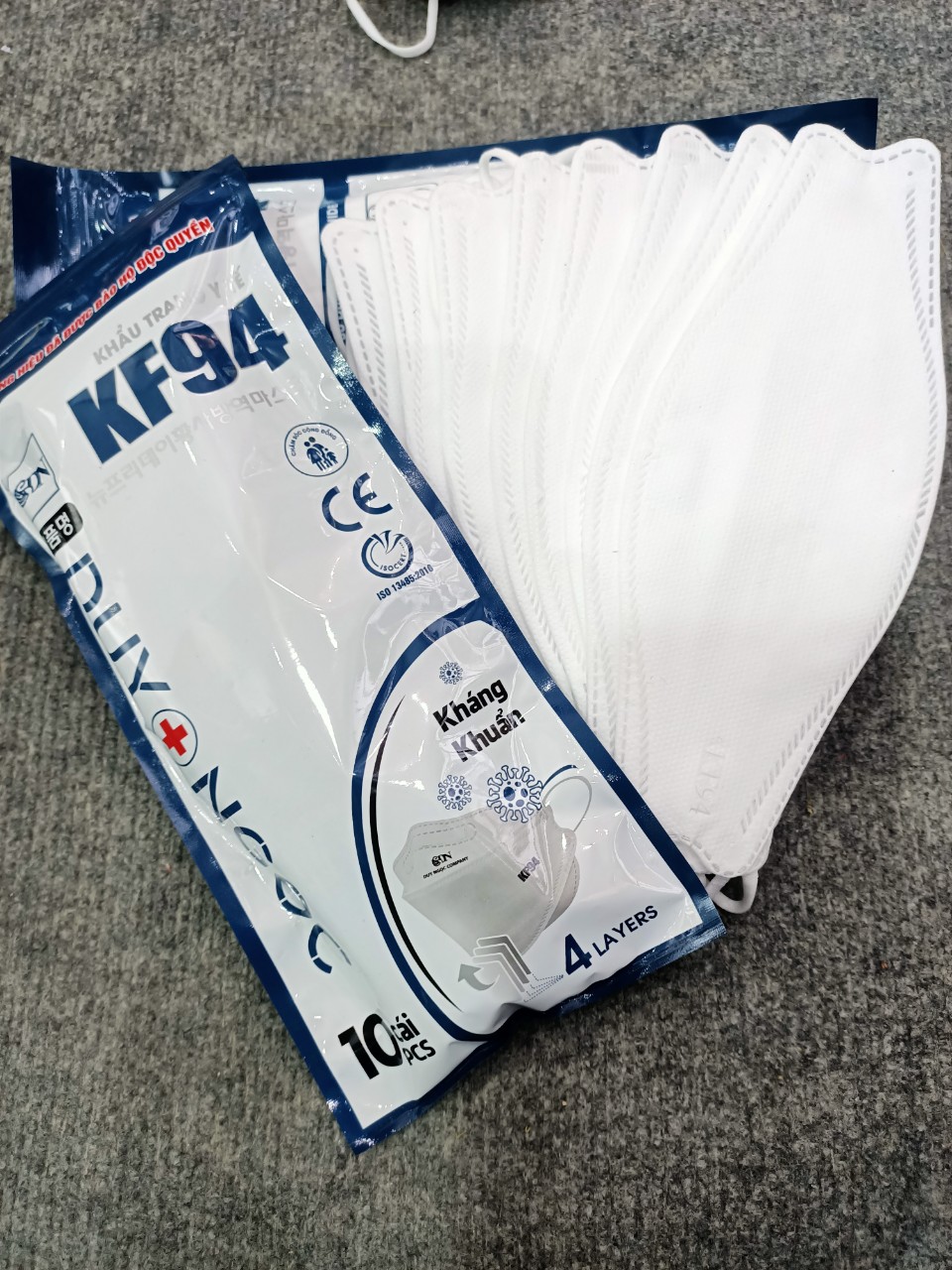[COMBO 30 chiếc] Khẩu trang y tế 4D KF94 mask Hàn Quốc, 4 lớp DUY NGỌC KF94 ngăn chặn vi khuẩn 99% ,có thể tái sử dụng 2-3 lần - Meo Store01