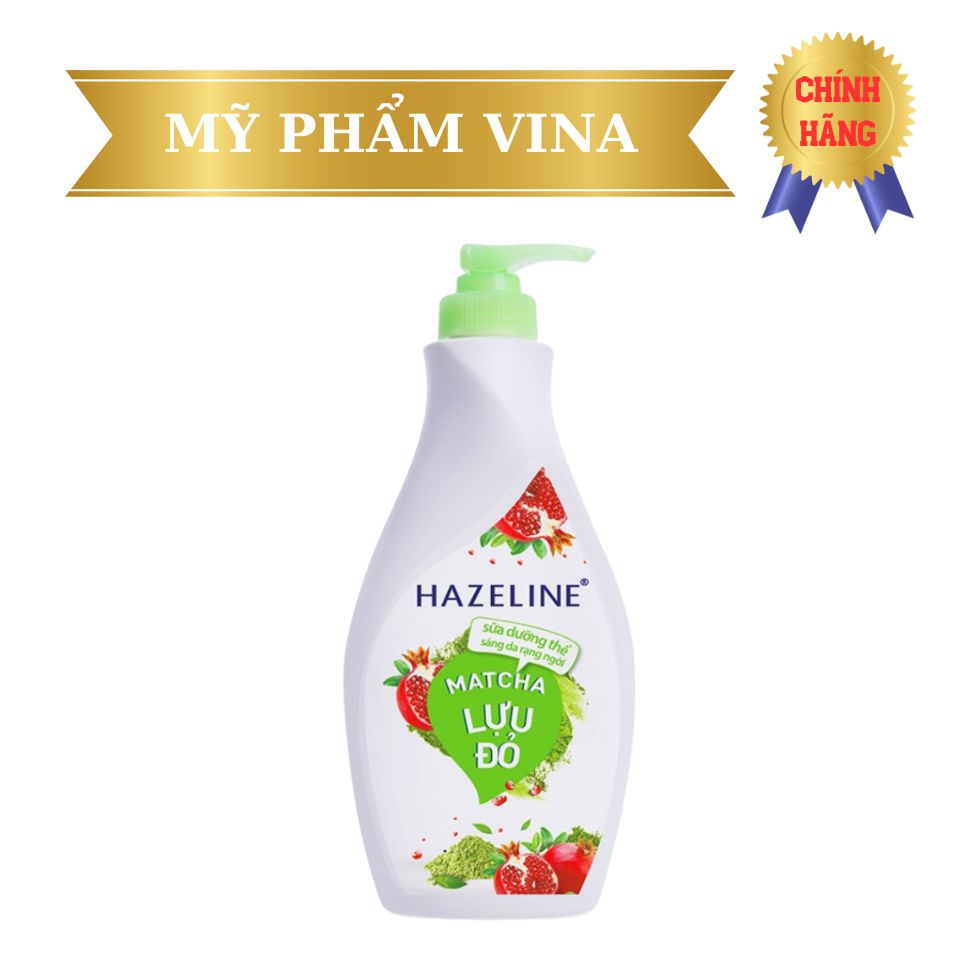 Sữa Dưỡng Thể HAZELINE Matcha & Lựu đỏ 370Gr