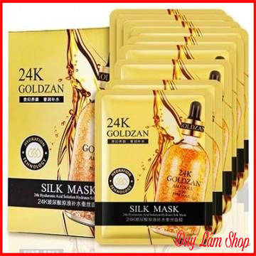 Mặt nạ lụa 24k Goldzan Silk Mask chính hãng