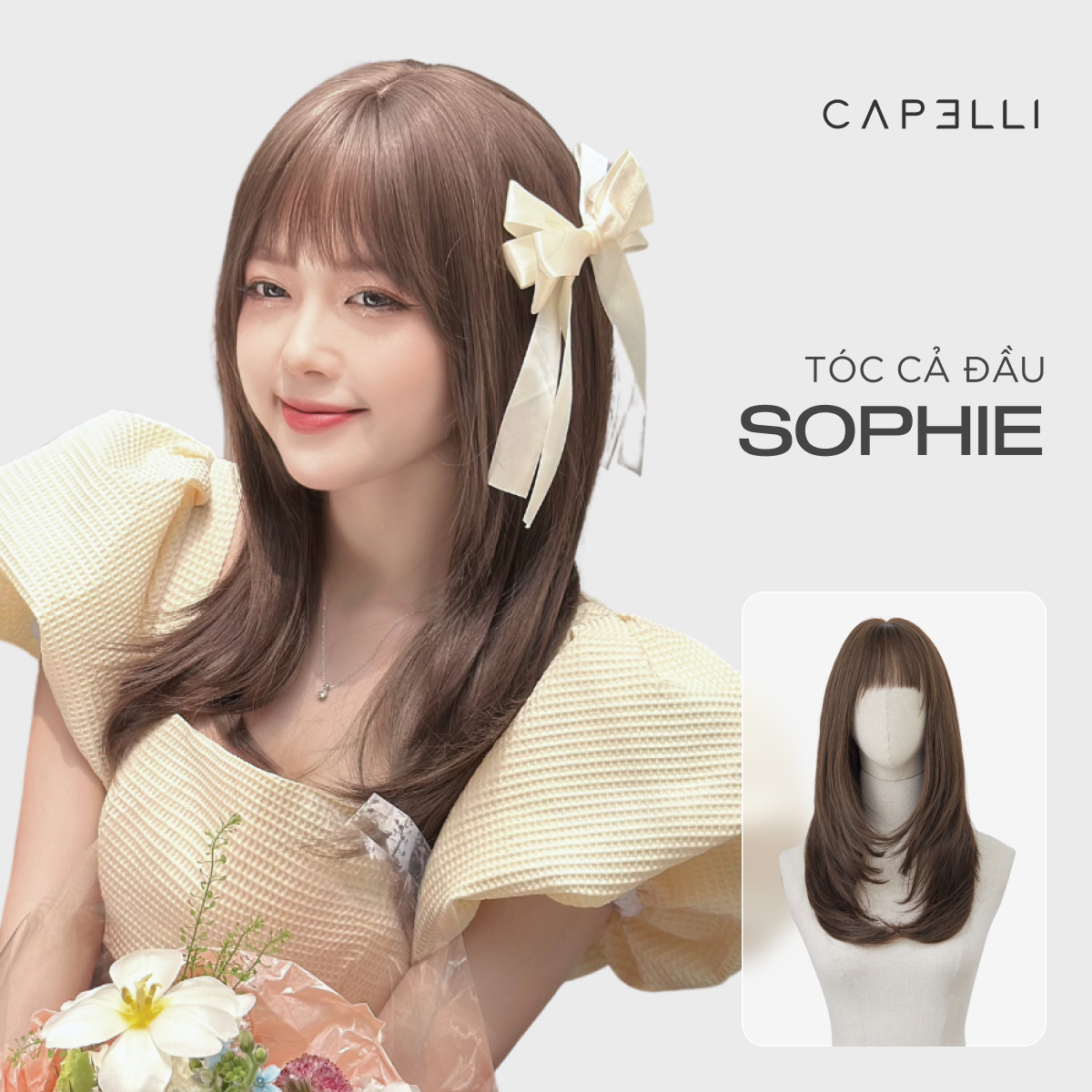 Tóc cả đầu capelli sophie wig