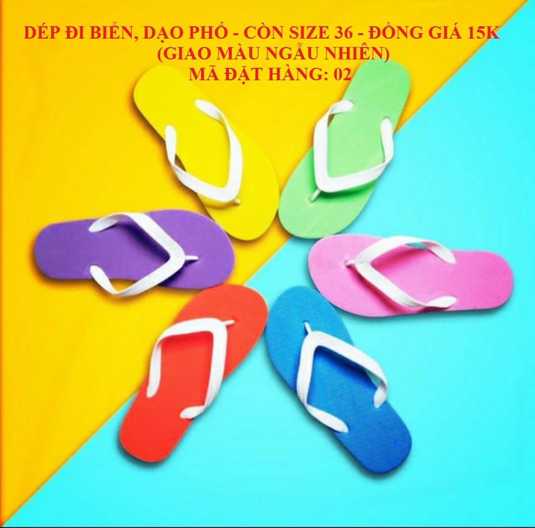 [HCM]XẢ HÀNG SALE ĐỒNG GIÁ 15K DÉP XỎ NGÓN - DÉP ĐI BIỂN  HOT NHẤT