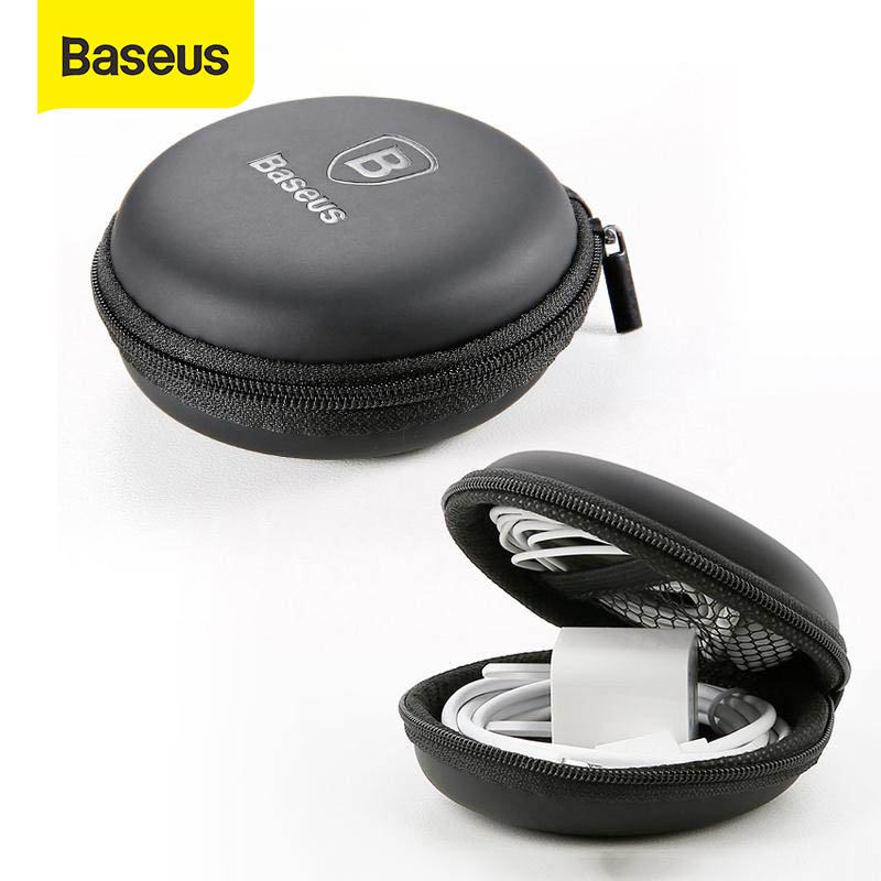 Baseus Tai Nghe Di Động Tai Nghe Nhét Tai Túi Đựng Cáp USB Thẻ Nhớ Hộp Đựng Đồ Không Thấm Nước