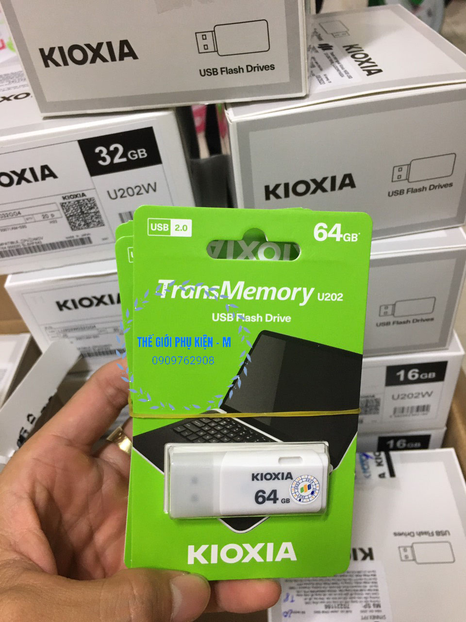 Usb 64gb kioxia u202/2.0 chính hãng - giá rẻ, bảo hành 1 đổi 1