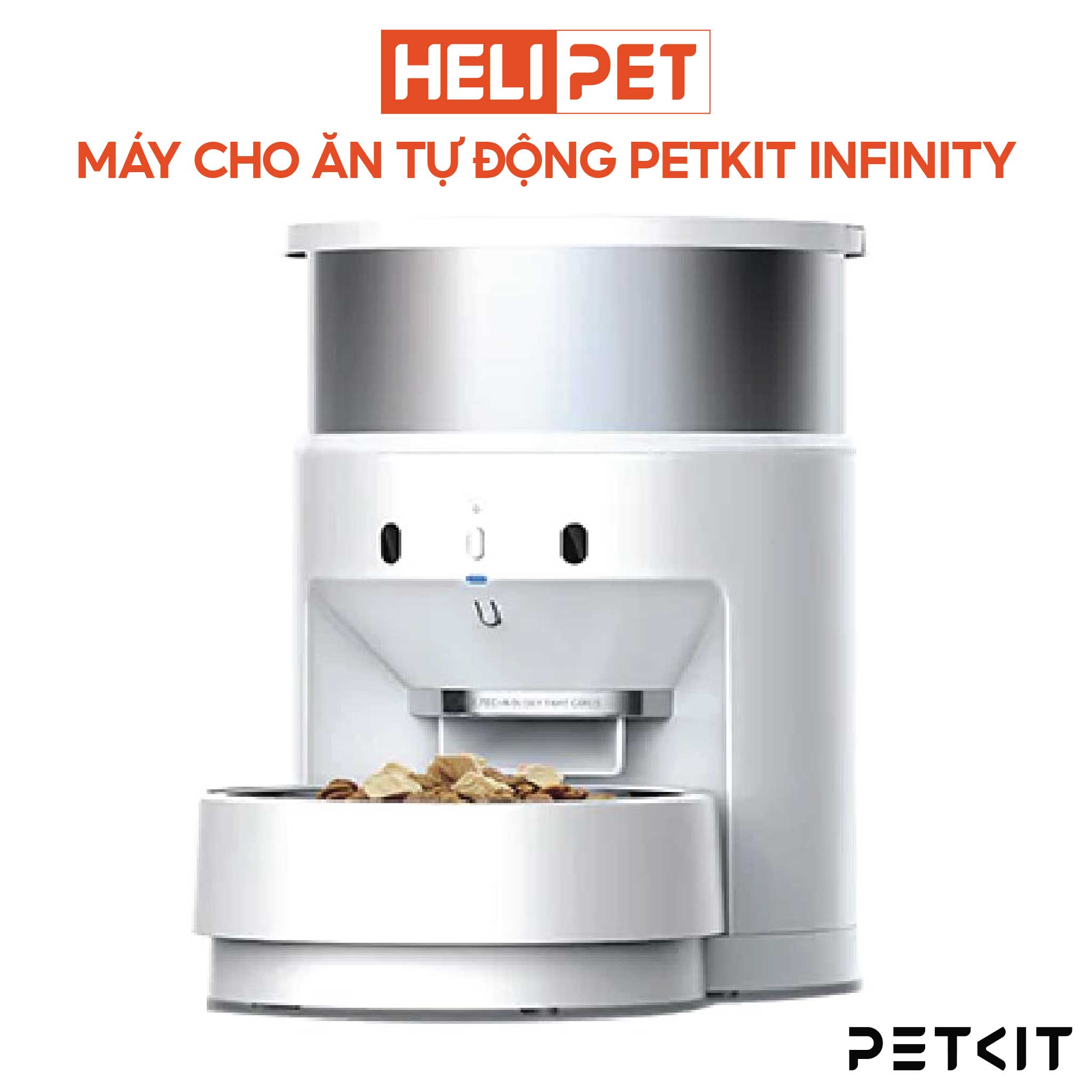 Máy Cho Mèo Ăn Tự Động Petkit Infinity, Máy Nhả Hạt Petkit Fresh Element 3 - HeLiPet