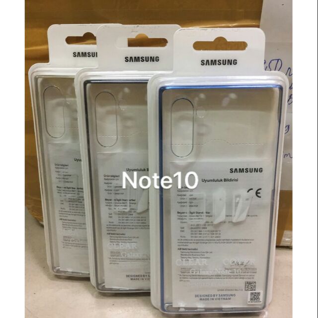 Ốp lưng ss galaxy note 10 clear cover chính hãng