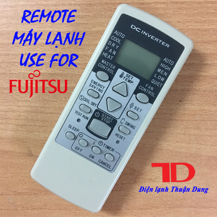 Remote, điều khiển dành cho máy lạnh FUJITSU - Điện Lạnh Thuận Dung
