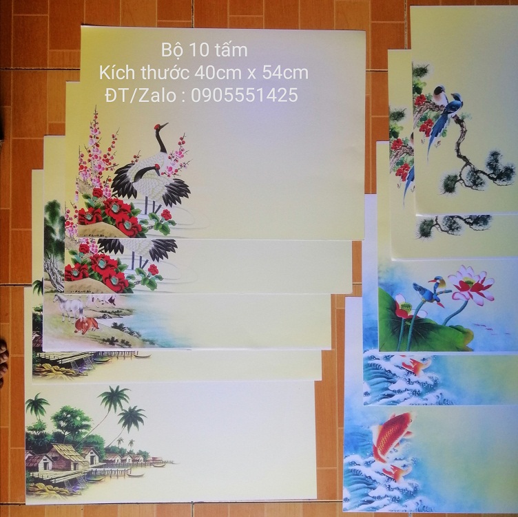 Bộ 10 Giấy viết thư pháp nhiều mẫu, kích thước 40cm x 54cm. Giấy víết thư pháp.