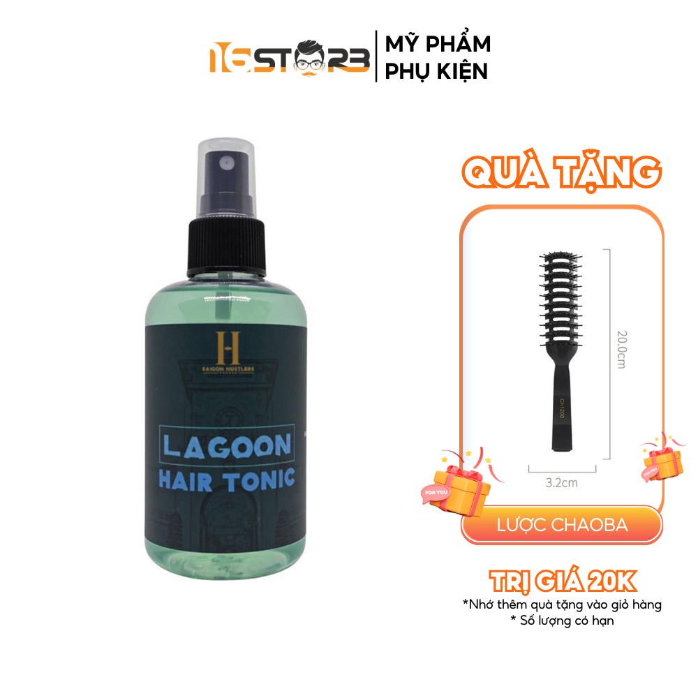 Xịt tạo phồng tóc Saigon Hustlers Pre Styling Lagoon Hair Tonic 200ml