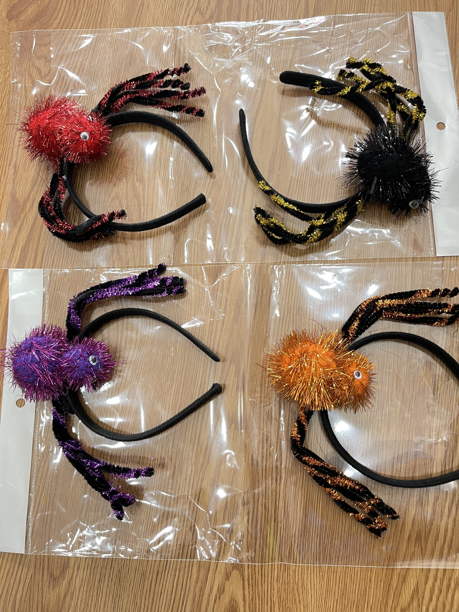 Cài tóc nhện đủ màu halloween