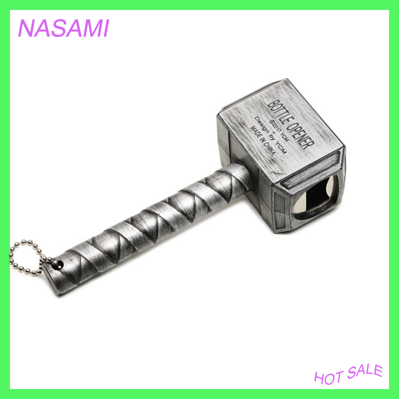 NASAMI 1 cái dụng cụ mở chai bia búa đóng chai tay cầm bia hình Thor dụng cụ mở chai bia