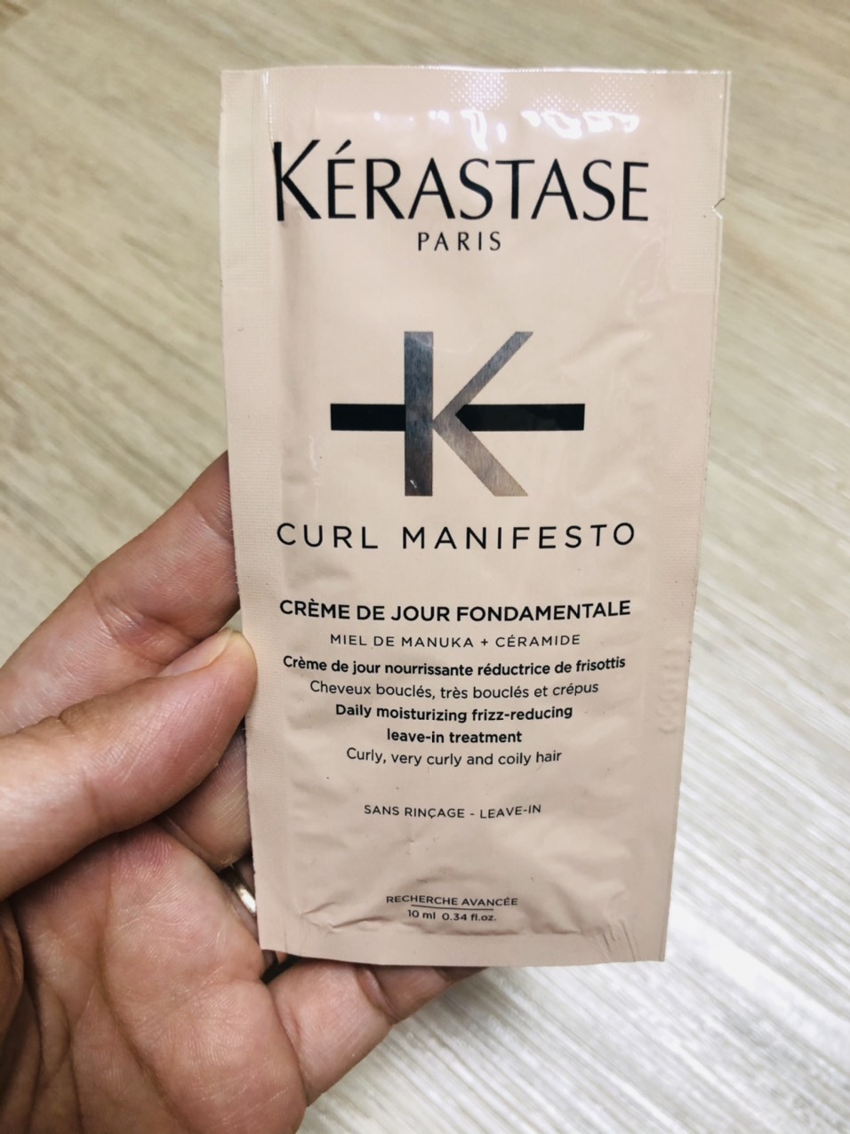 [CÓ BILL US] Sample mẫu thử Kem Dưỡng Tóc Xoăn, Tóc Uốn Khô Xơ Hư Tổn Kerastase Paris Curl Manifesto 10ml