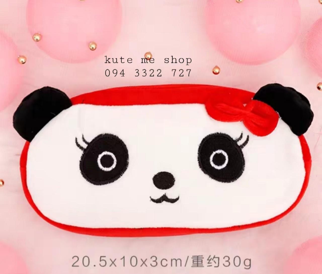 Bóp viết vải lông mềm siêu yêu 2D, 3D