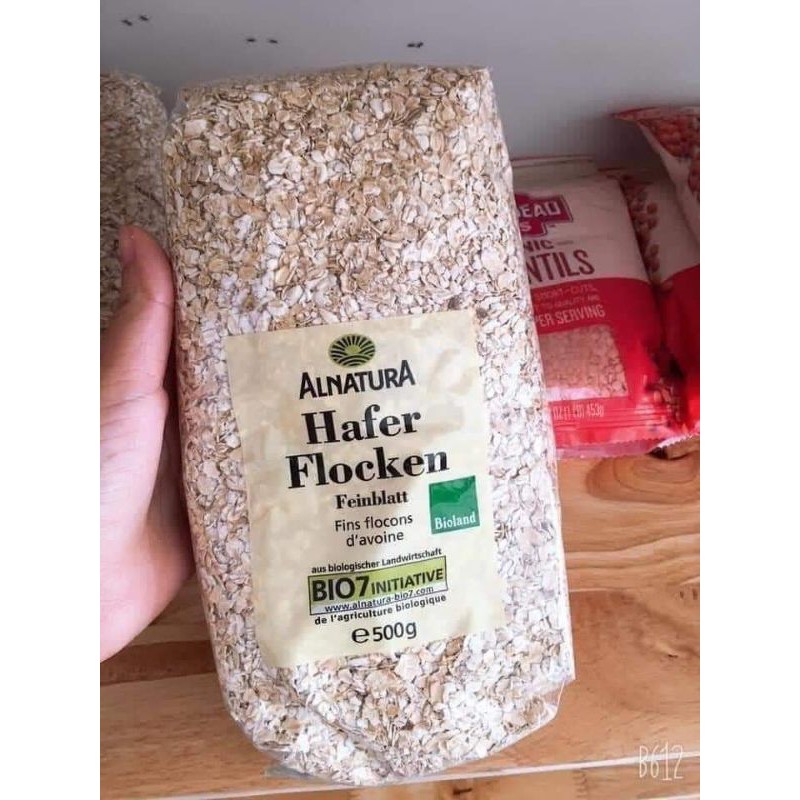 Yến mạch hafer flocken bio7|cán vỡ
