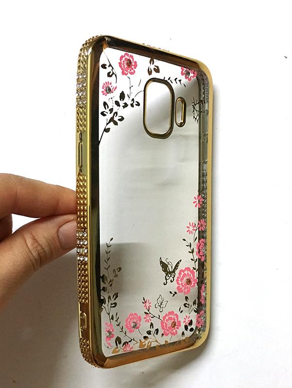 Ốp Lưng dẻo hình đính đá cho Samsung Galaxy J2 Core