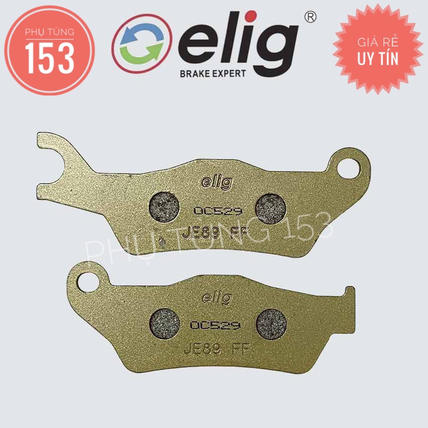 Bố thắng đĩa trước xe raider fi, satria fi hiệu elig - bố đĩa elig - phụ tùng 153