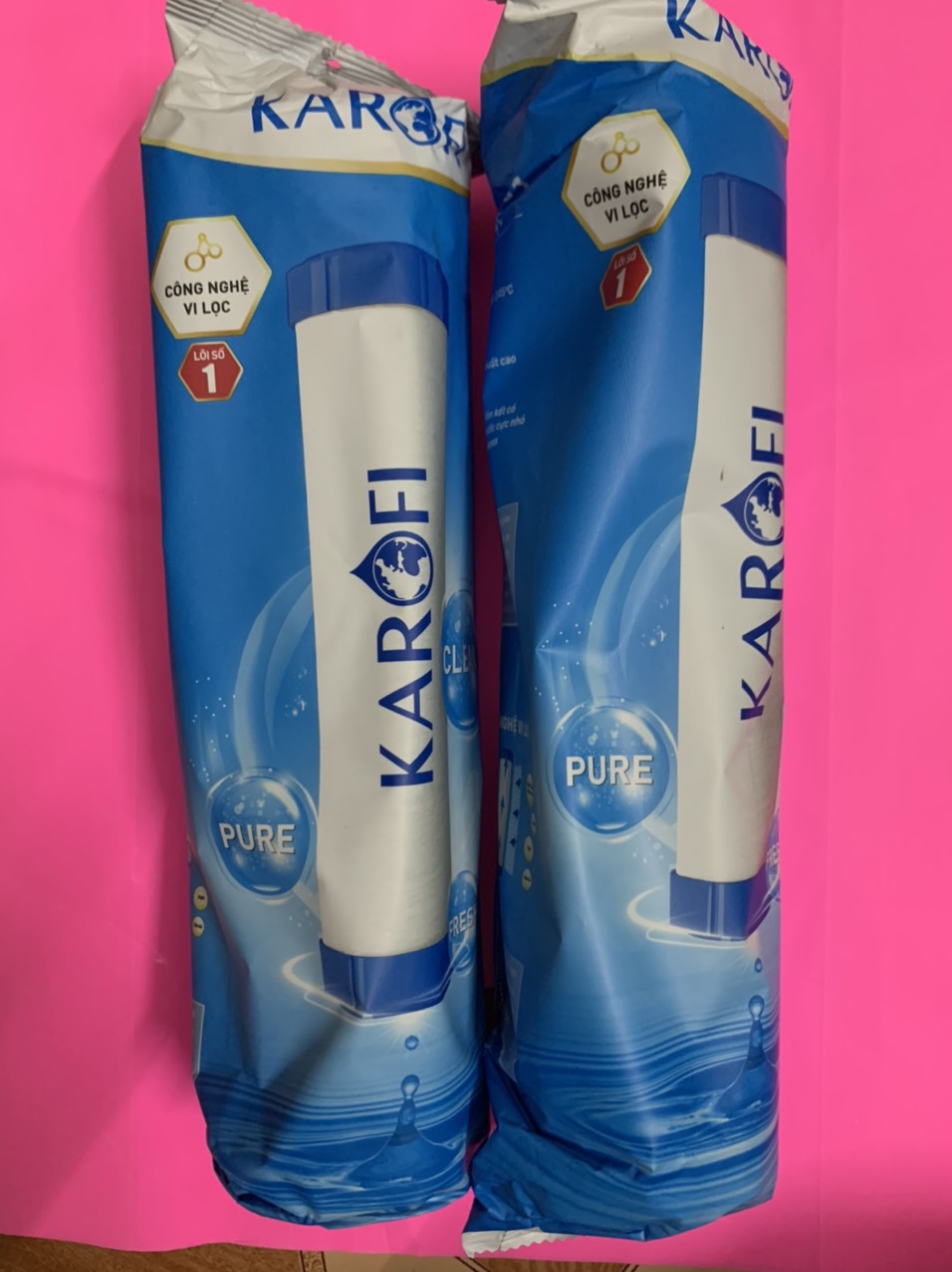 Lõi lọc số 1 karofi lõi pp 5 micron dùng cho tất cả máy lọc nước ro ly 10inch
