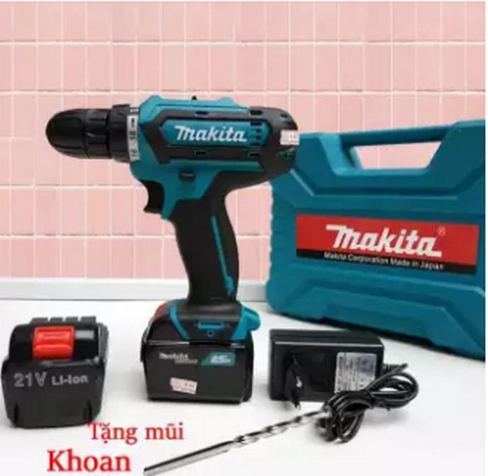Máy khoan chạy pin makita 21v, máy bắt vít