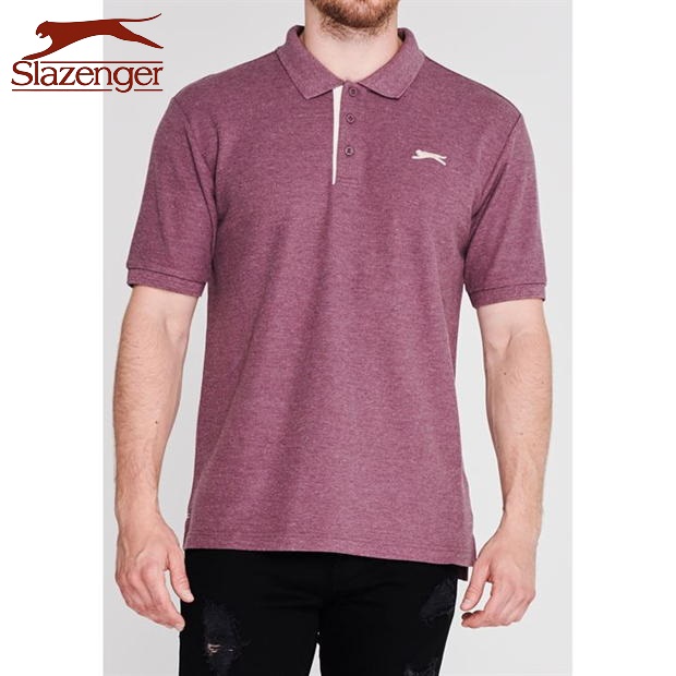 Áo thun polo nam slazenger plain - hàng size uk