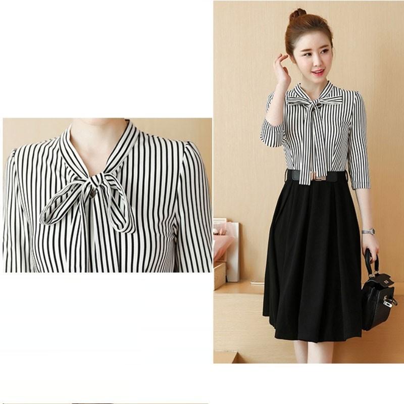 Đầm xòe công sở mia t-d0mia2