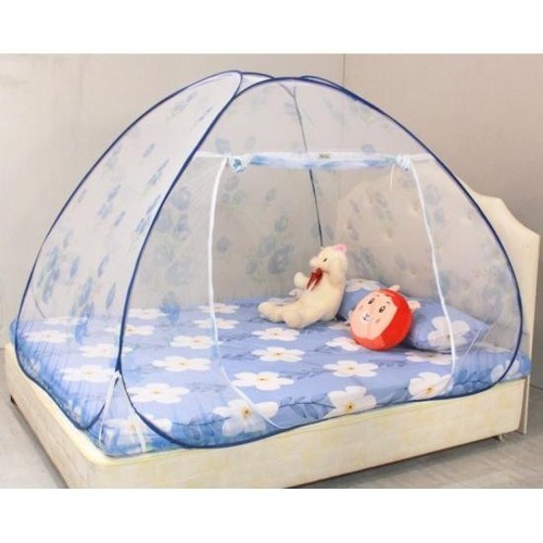 Mùng chụp người lớn ngăn muỗi hiệu quả M2 * 2M - Thiết kế tự bung không đáy thông minh có thể gấp gọn khi không sử dụng - Tiện lợi để mang theo khi du lịch, Màn che cao cấp