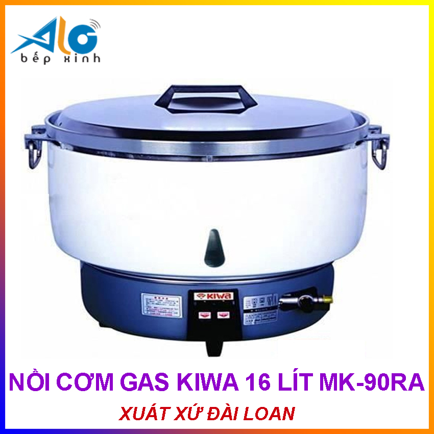Nồi cơm gas kiwa 16 lít mk-90ra - alo bếp xinh