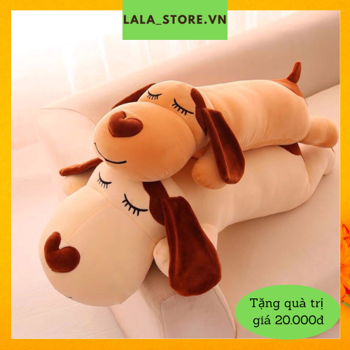 Gối ôm Gấu bông chó Husky, mũi trái tim chất liệu bông cao cấp đủ size 50cm, 70cm, 1m