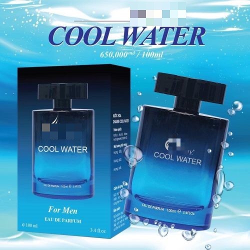 Nước hoa nam cool water - thơm mát, sảng khoái đầy nam tính - cool water 100ml