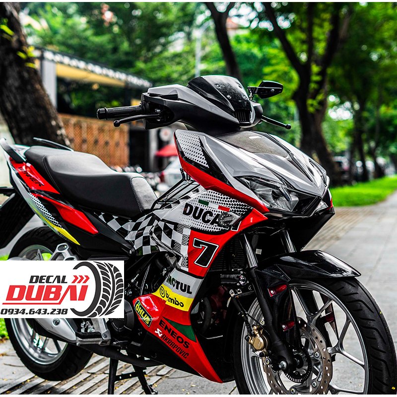 Tem trùm winner x đỏ bạc đen ducati