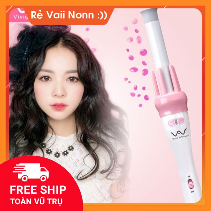 Máy Uốn Tóc ViVi MiNi Tự Động 360 Độ Cực Dễ Sử Dụng Giúp Tạo Kiểu Uốn Lọn Gợn Sóng Siêu Đẹp - Dễ Dàng Có Ngay Mái Tóc Xinh Với Máy Uốn 360 Độ Tốc độ Uốn Cực Nhanh