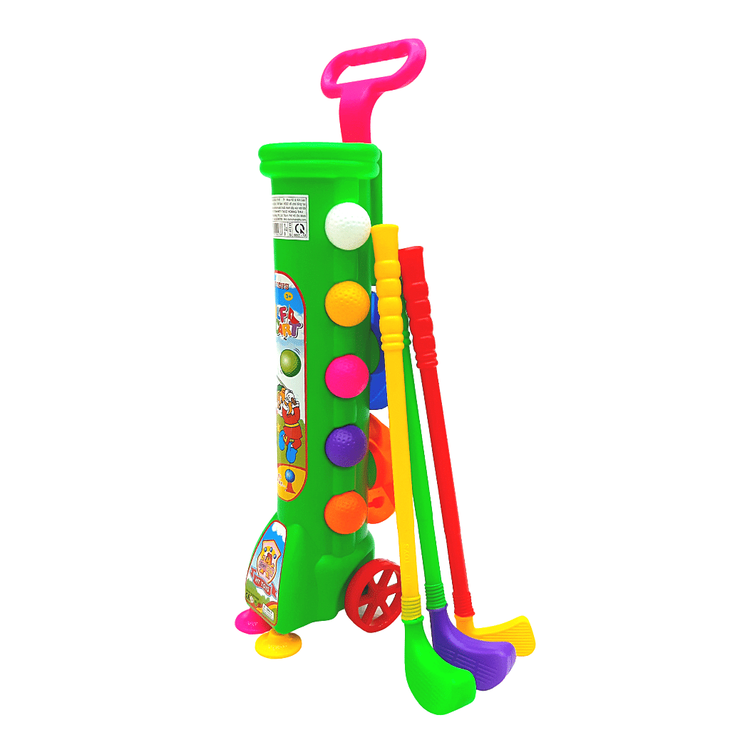 Đồ chơi đánh Golf có xe kéo dụng cụ HT987