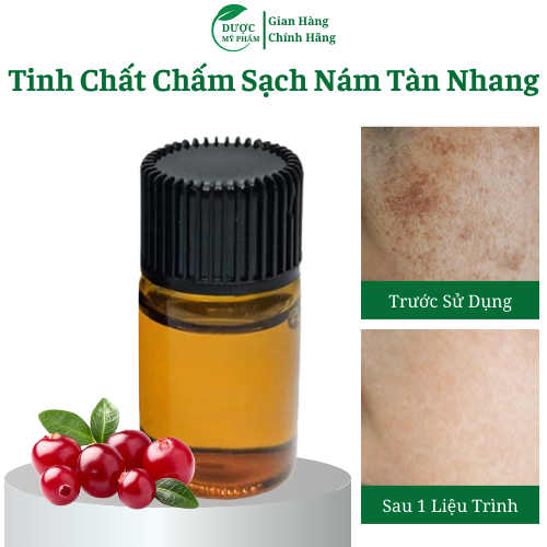tinh chất chấm hết sạch tàn nhang, nốt duồi, nám chấn đinh, sẹo rỗ, lỗ chông lông to.. chỉ sau 3 -5 ngày biến sạch khuyết điểm trên da 10ML