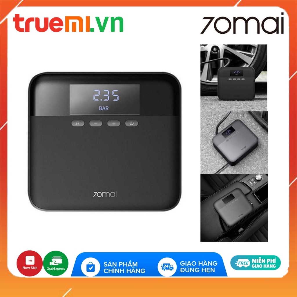 Máy bơm lốp xe ô tô Xiaomi 70MAI Midrive TP03 - Máy bơm lốp xe hơi 70mai