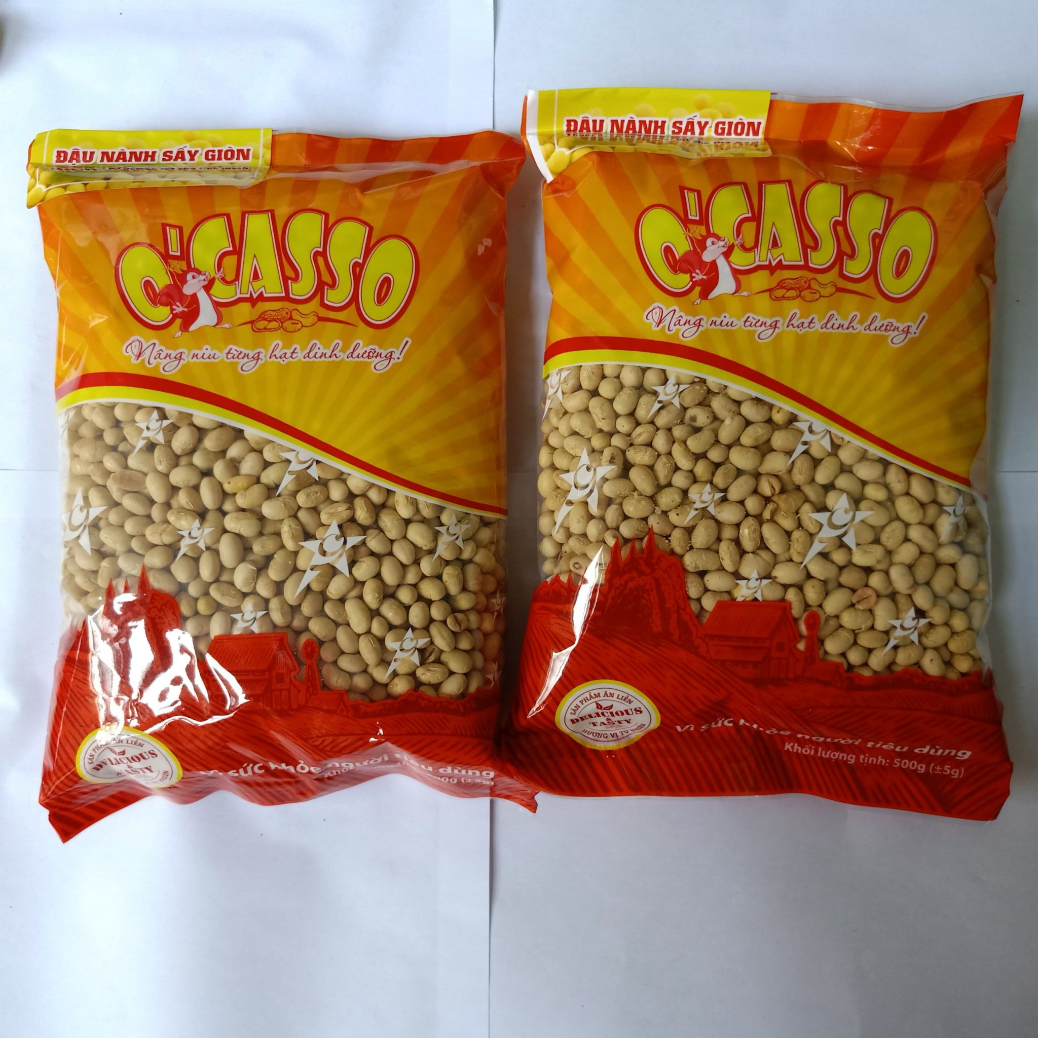 1kg Đậu nành Sấy giòn O'Casso