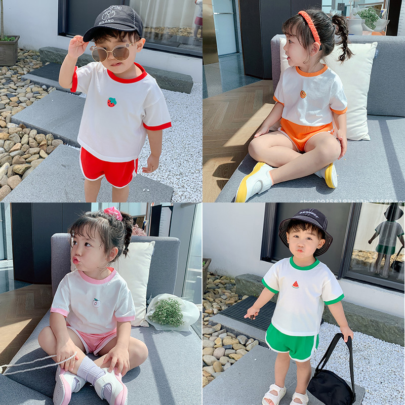 Bộ quần áo cộc tay bé trai bé gái 27HOME - Set cộc tay trẻ em