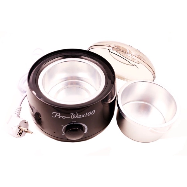 Nồi nấu sáp wax lông pro wax100 bản màu đen cao cấp