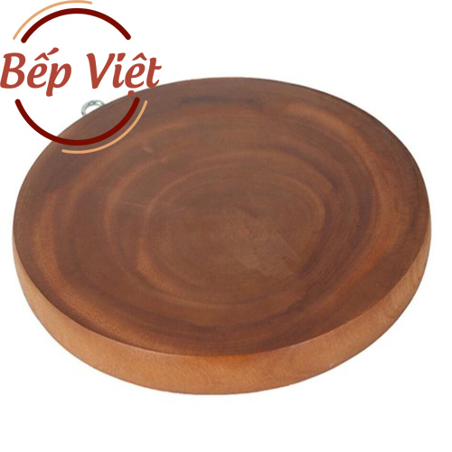 Thớt gỗ me sừn kt 26cm loại tròn to cao cấp
