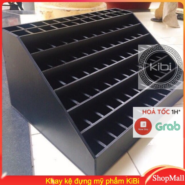 Khay đựng son lớn 80 ô màu đen