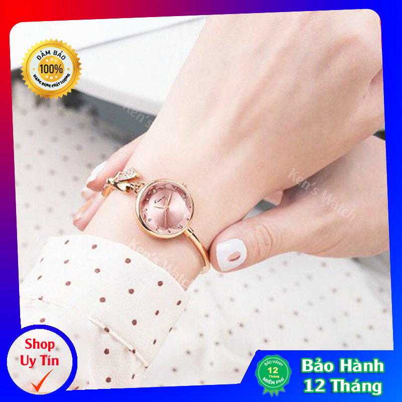 [CHÍNH HÃNG] Đồng Hồ Nữ KIMIO 6435 Lắc Tay Nữ Tiểu Thư Điệu Đà Cực Xinh