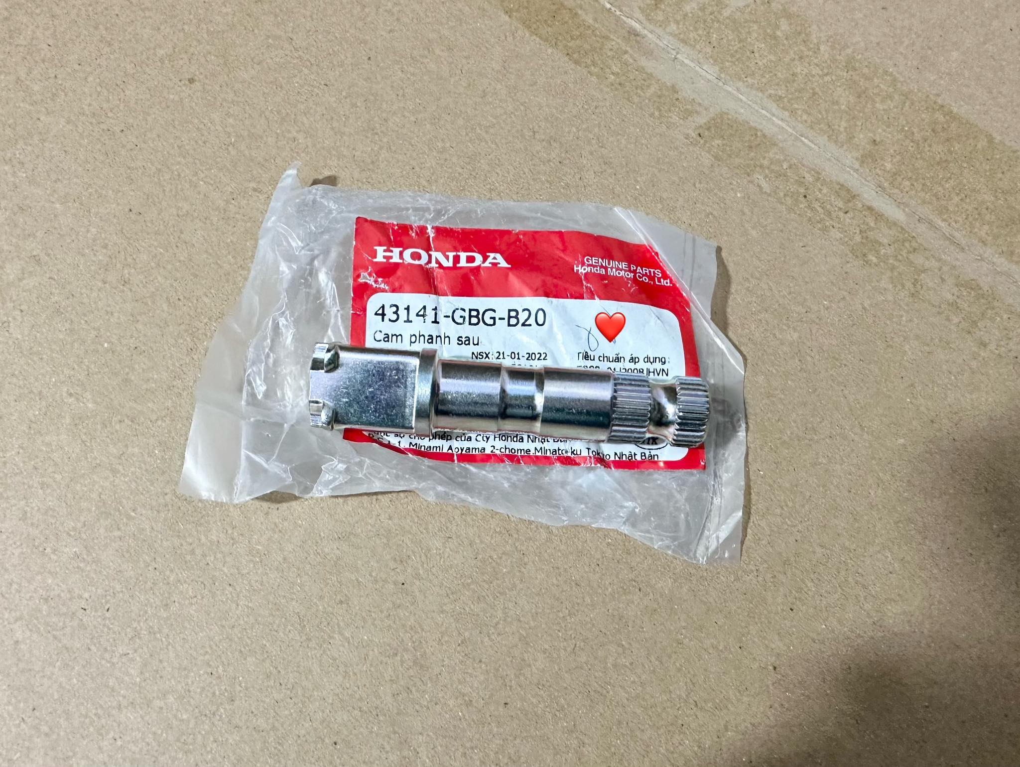 Cốt càng má phanh wave - super chính hãng honda