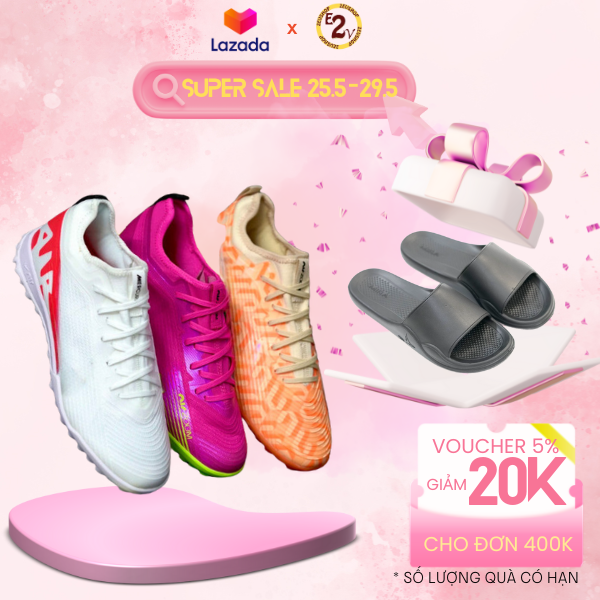 Giày đá bóng nam Air Zoom Mer Vapor 15 Pro, giày đá banh cỏ nhân tạo - 2EVSHOP