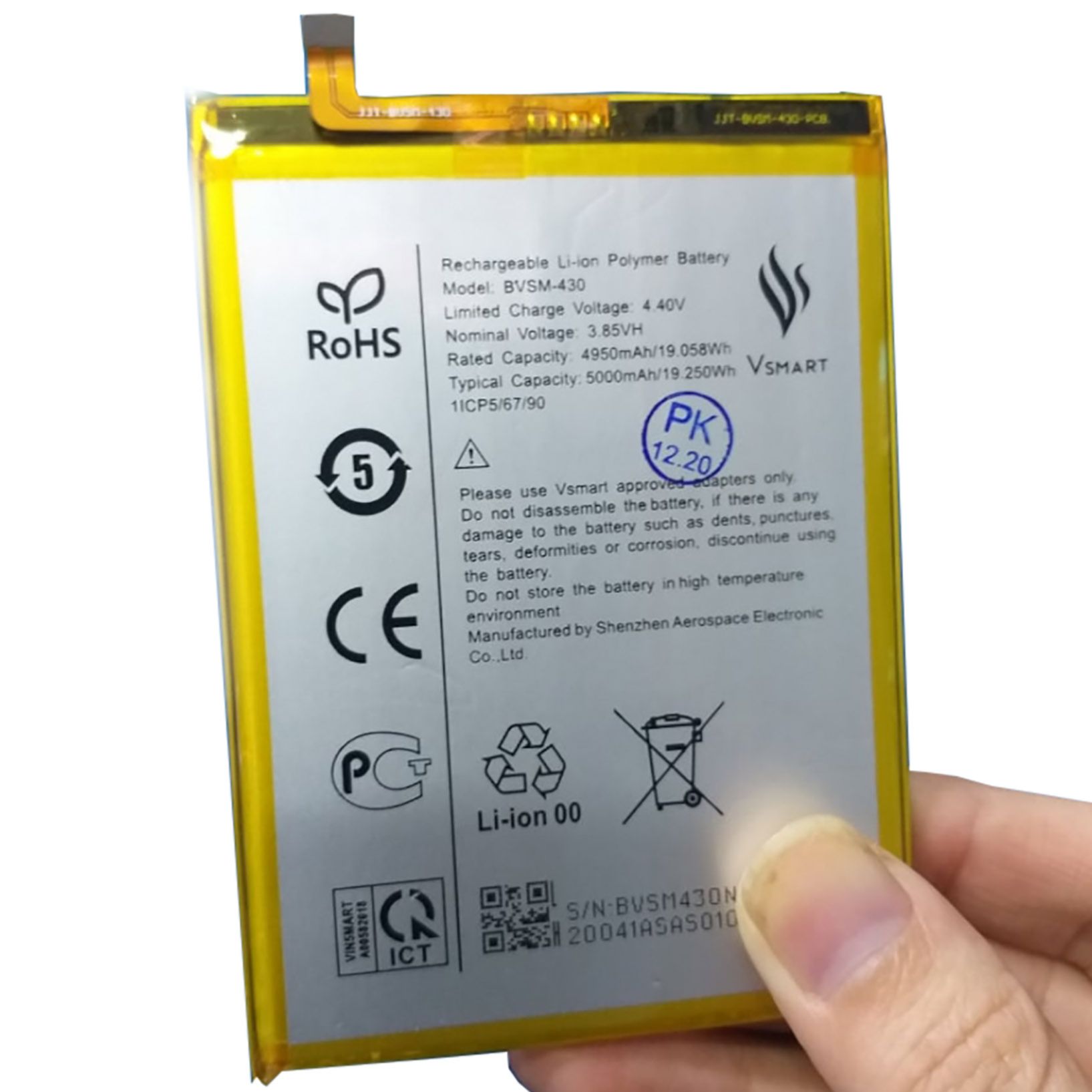 Pin vsmart joy 3 bvsm-430