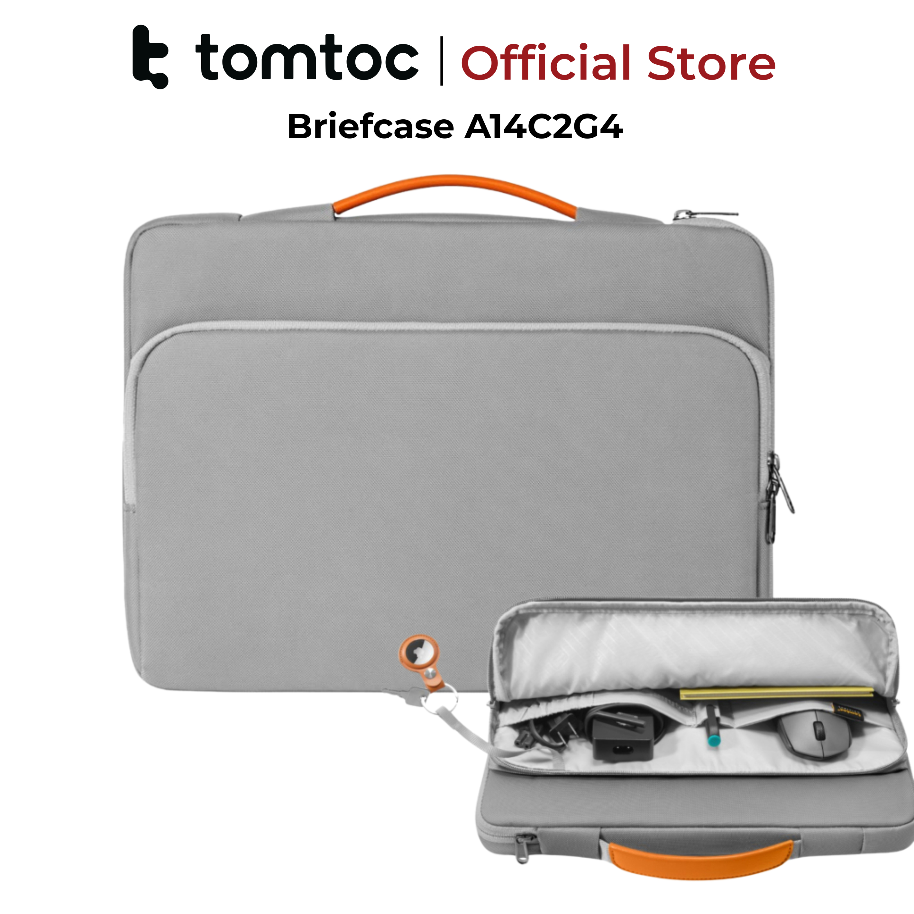 Túi xách chống sốc Tomtoc Briefcase Macbook Pro 13” chính hãng, thiết kế tiện lợi