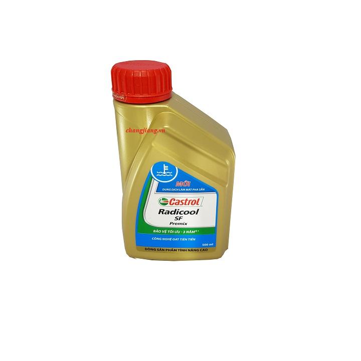 Nước làm mát động cơ castrol radicool sf premix đỏ 500ml