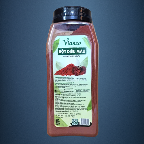 VIANCO - Hộp 500gr - BỘT ĐIỀU MÀU Annatto Powder