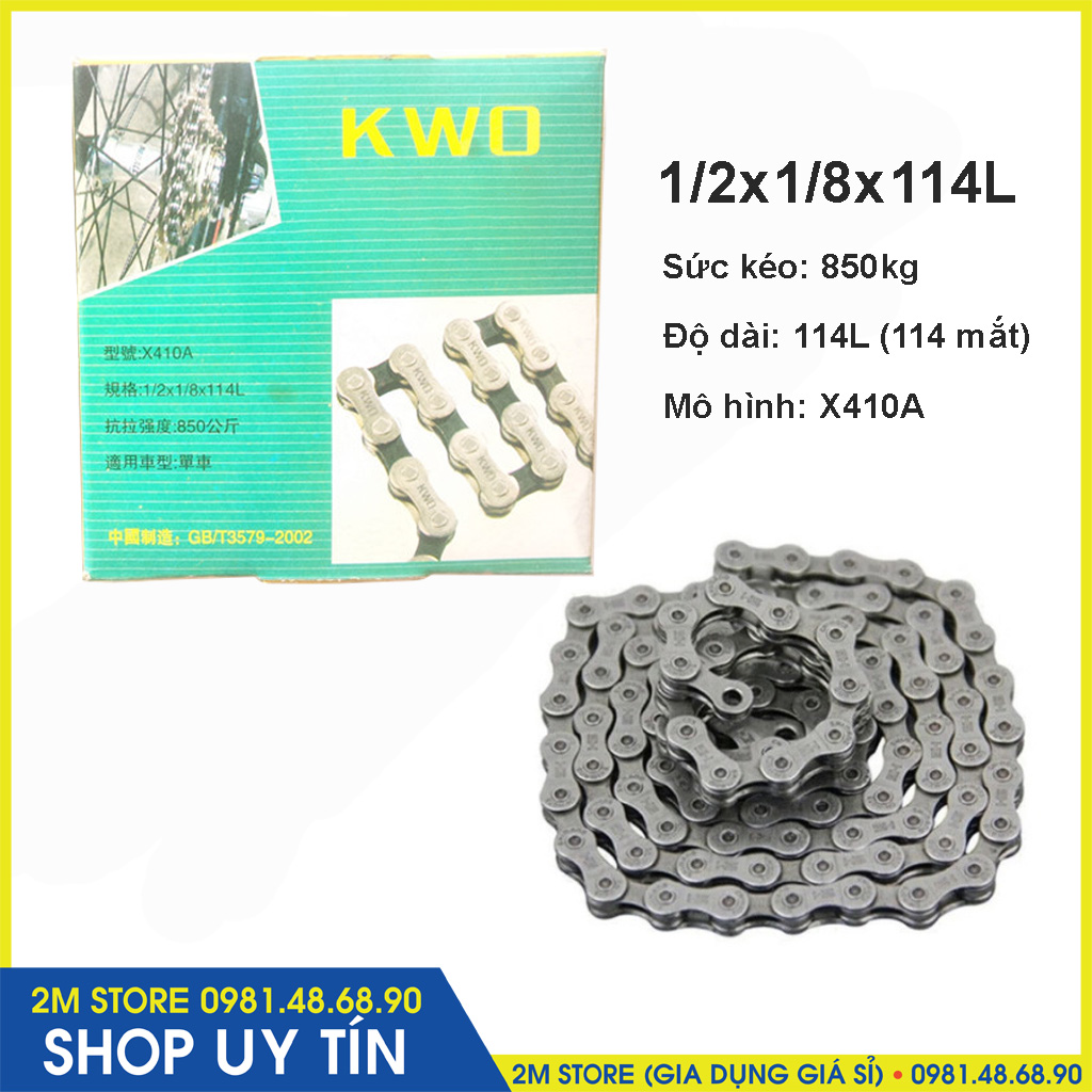Xích sên xe đạp cào cào, xe mini, xe đạp trẻ em, xe phổ thông tốc độ 6/7/8 x410a