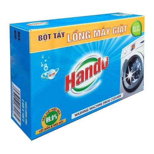 [HCM]Hộp 2 gói bột tẩy lồng máy giặt Hando