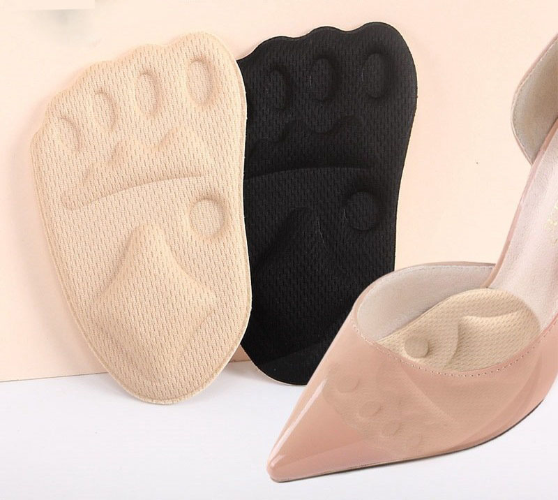 2 miếng Đệm xốp foam dày 6mm, nửa bàn chân trước có sẵn lớp dán