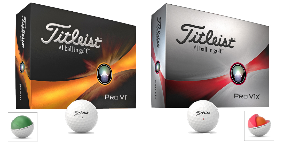 Bóng golf titleist pro v1 và pro v1x chính hãng 100% golf balls mẫu mới 2023